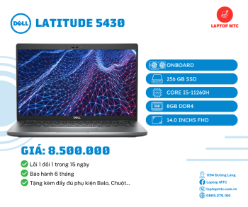 Dell Latitude 5430 Core i5-1235U / RAM 8GB / SSD 256GB / Màn 14.0 inch FHD