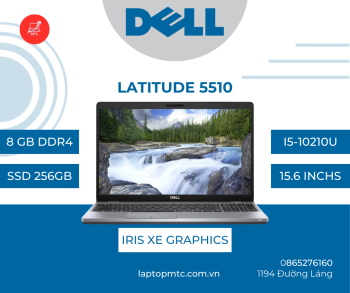 Dell Latitude 5510 Core i5-10210U | 8GB | 256GB | Iris Xe Graphics| 15.6 inch FHD
