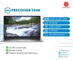Dell Precision 5540 Core i7-9850H / RAM 16GB / SSD 512GB / NVIDIA Quadro T1000 / FHD