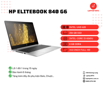 HP 840 G6 -  I5 8265U | 8GB | 256G | 14
